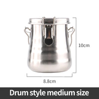 Premium Oil Painting Brush Stainless Steel Washing Bucket – Sealed Portable Pen-Washing & Drying Holder for Artists, Leak-Proof Art Supplies Cleaner