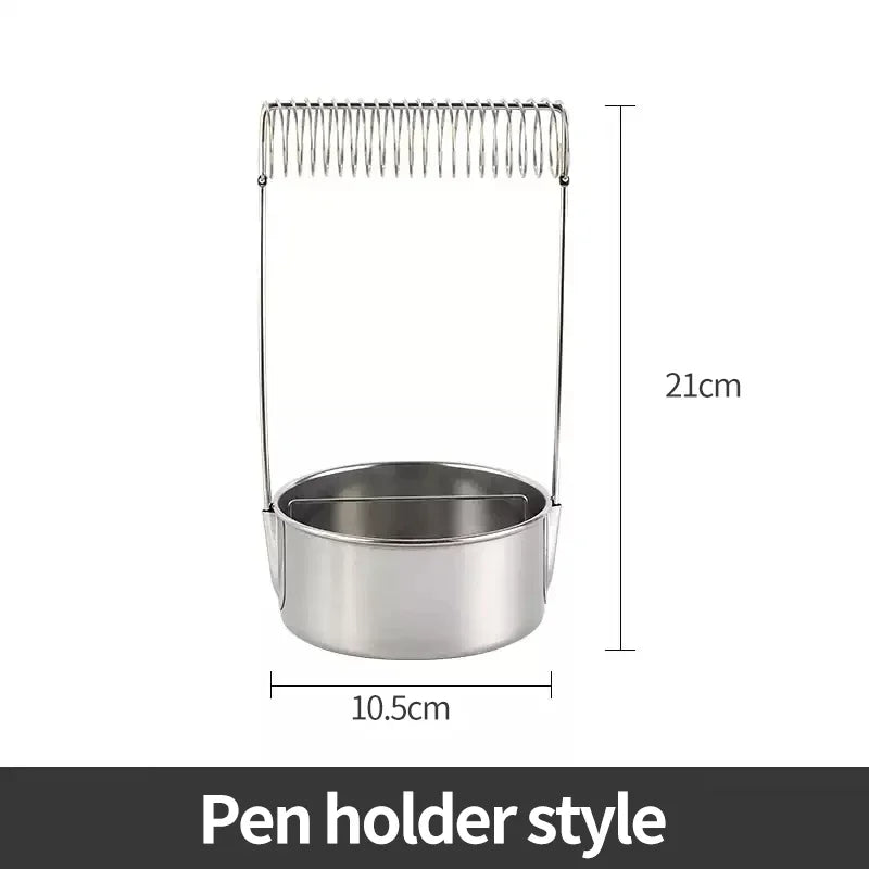 Premium Oil Painting Brush Stainless Steel Washing Bucket – Sealed Portable Pen-Washing & Drying Holder for Artists, Leak-Proof Art Supplies Cleaner