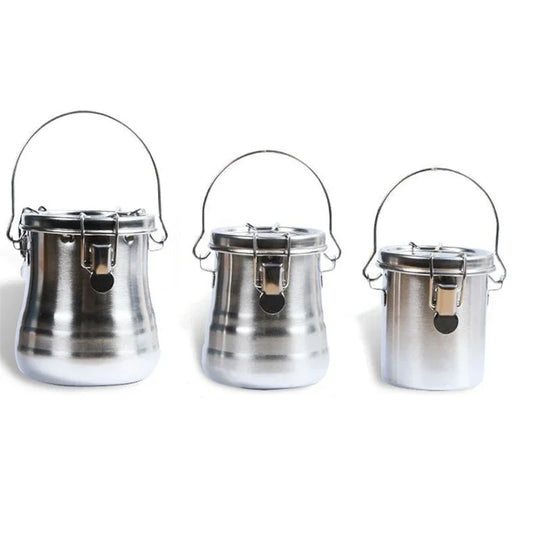 Premium Oil Painting Brush Stainless Steel Washing Bucket – Sealed Portable Pen-Washing & Drying Holder for Artists, Leak-Proof Art Supplies Cleaner