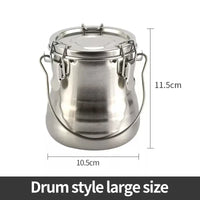 Premium Oil Painting Brush Stainless Steel Washing Bucket – Sealed Portable Pen-Washing & Drying Holder for Artists, Leak-Proof Art Supplies Cleaner