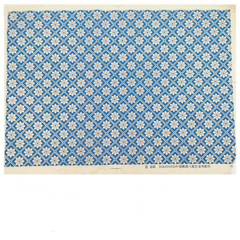 Pottery Underglaze Transfer Paper – Blue and White Floral Decal Sheets for Ceramic and Porcelain Decoration