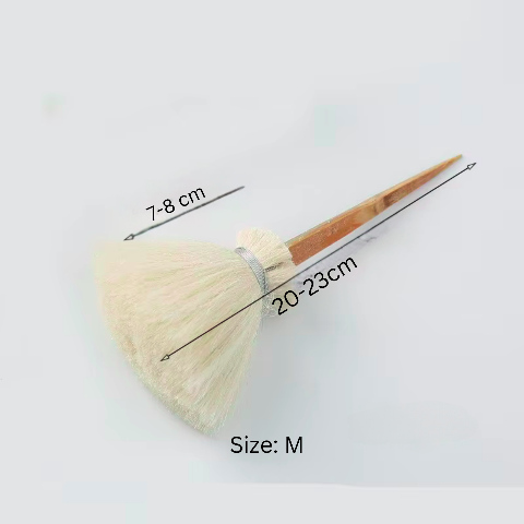 Large Head Bamboo Pottery Brush