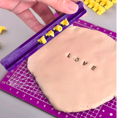 Number Alphabet Stamp for Clay and Craft