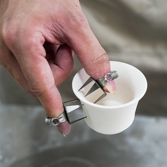 2PCS Pottery Glaze Fingertip Dip Clip