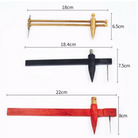 Pottery Calipers – Precision Clay Measuring Tool with Copper, Plastic, and Wood Options for Accurate Pottery and Ceramic Shaping