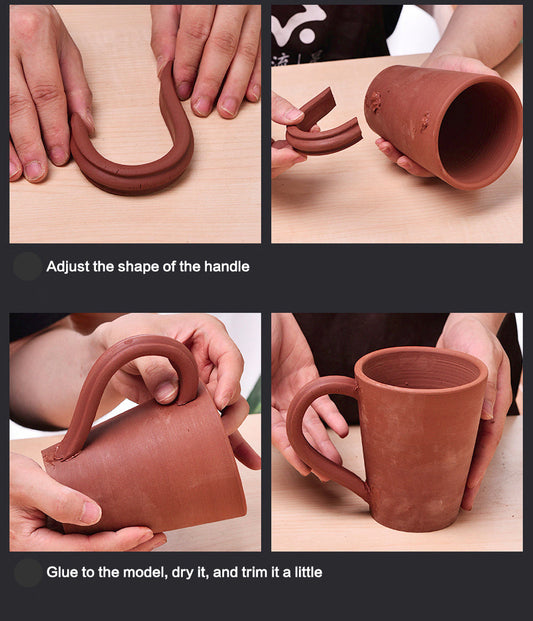 Mug/Cup Utensil Handle Scraper Pottery Carving Tool