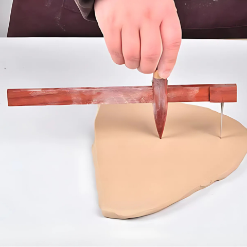 Pottery Calipers – Precision Clay Measuring Tool with Copper, Plastic, and Wood Options for Accurate Pottery and Ceramic Shaping