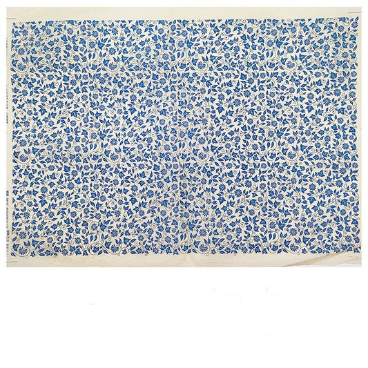 Pottery Underglaze Transfer Paper – Blue and White Floral Decal Sheets for Ceramic and Porcelain Decoration