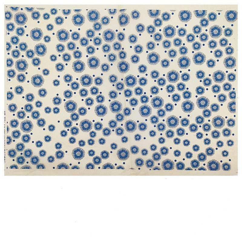 Pottery Underglaze Transfer Paper – Blue and White Floral Decal Sheets for Ceramic and Porcelain Decoration