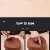 Mug/Cup Utensil Handle Scraper Pottery Carving Tool