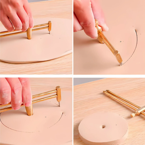 Pottery Calipers – Precision Clay Measuring Tool with Copper, Plastic, and Wood Options for Accurate Pottery and Ceramic Shaping