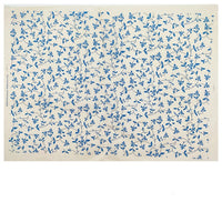 Pottery Underglaze Transfer Paper – Blue and White Floral Decal Sheets for Ceramic and Porcelain Decoration