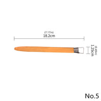 5-Piece Pottery Texture Trimming Tool Set – Versatile Clay Detailing in 5 Sizes