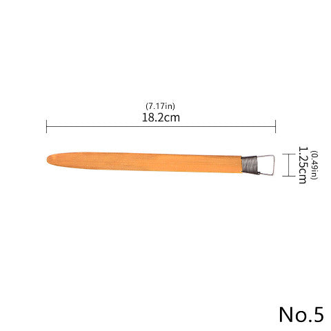 5-Piece Pottery Texture Trimming Tool Set – Versatile Clay Detailing in 5 Sizes