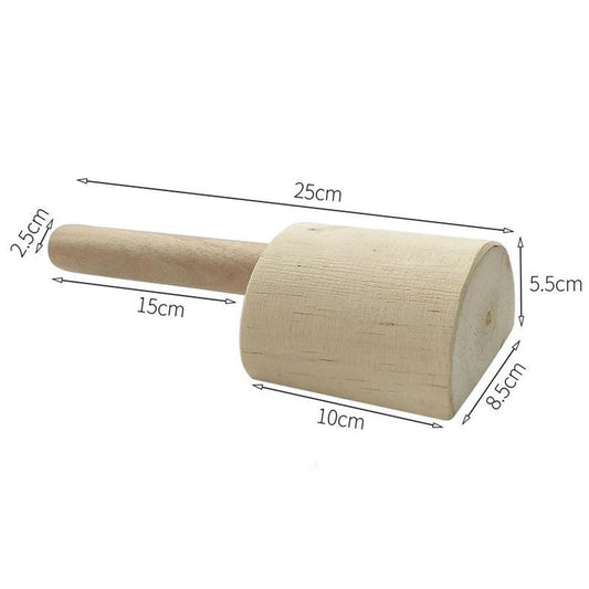 Clay Paddles Solid Wood Ceramic Clapping Board