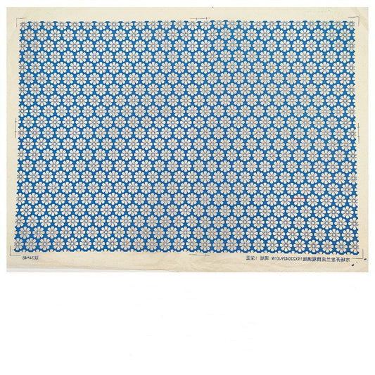 Pottery Underglaze Transfer Paper – Blue and White Floral Decal Sheets for Ceramic and Porcelain Decoration