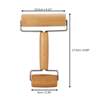 Hardwood Dual Roller for Clay – Professional Pottery & Sculpting Tool