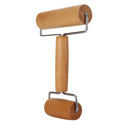 Hardwood Dual Roller for Clay – Professional Pottery & Sculpting Tool