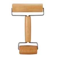 Hardwood Dual Roller for Clay – Professional Pottery & Sculpting Tool
