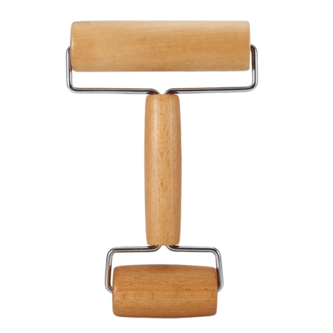 Hardwood Dual Roller for Clay – Professional Pottery & Sculpting Tool