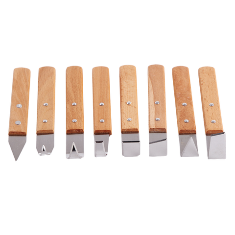 Wooden Handle Clay Plastic Trimming Tool