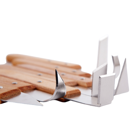 Wooden Handle Clay Plastic Trimming Tool