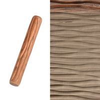 High Quality Wooden Texture Roller for Clay – Hardwood Engraved Rolling Pin Set