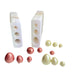 Polymer Clay Bead Roller Mini Easter Egg & Scale Texture Tools – Custom Round Ball Roller for Special-Shaped Beads and Earring Making