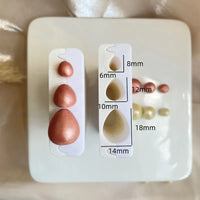 Polymer Clay Bead Roller Mini Easter Egg & Scale Texture Tools – Custom Round Ball Roller for Special-Shaped Beads and Earring Making
