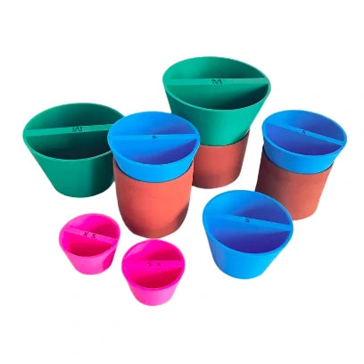 3Pcs Multiple Sizes Ceramic Rim Shaper Cone – 3D Printed Pottery Tool for Fixing & Smoothing Clay Rims