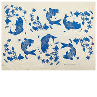 Pottery Underglaze Transfer Paper – Blue and White Floral Decal Sheets for Ceramic and Porcelain Decoration