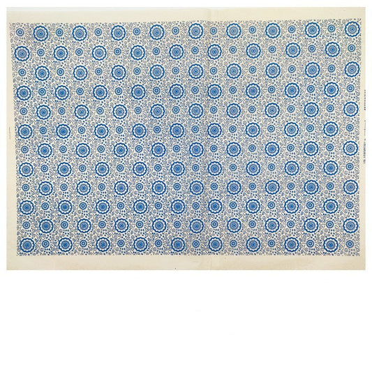 Pottery Underglaze Transfer Paper – Blue and White Floral Decal Sheets for Ceramic and Porcelain Decoration