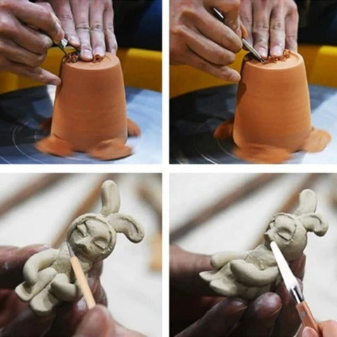 8-Piece Clay Shaping Tool Set
