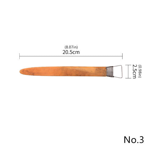 5-Piece Pottery Texture Trimming Tool Set – Versatile Clay Detailing in 5 Sizes