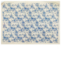 Pottery Underglaze Transfer Paper – Blue and White Floral Decal Sheets for Ceramic and Porcelain Decoration