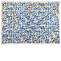 Pottery Underglaze Transfer Paper – Blue and White Floral Decal Sheets for Ceramic and Porcelain Decoration