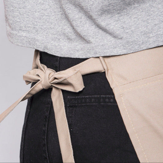 Premium Canvas Pottery Split Leg Apron – Long Ceramic Artist Apron with Separate Tool Pockets for Men & Women
